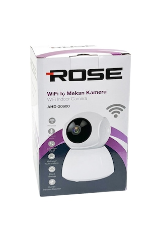 Rose Ahd-20600 2mp 1080p Çift Antenli Kablosuz Wifi İç Mekan Güvenlik Kamerası Rose Ahd-20600 2mp 1080p Çift Antenli Kablosuz Wifi İç Mekan Güvenlik Kamerası