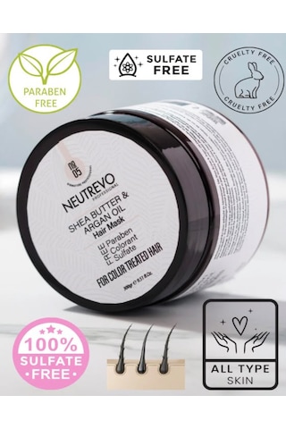 Neutrevo Professional No:5 Argan Serisi İpeksi Parlaklık Saç Bakım Maskesi 300 Ml