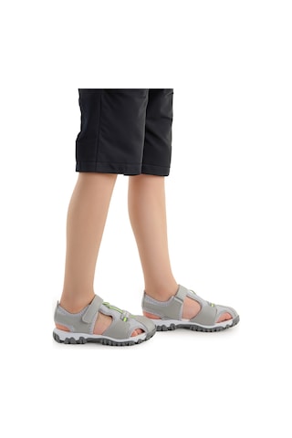Kiko Kids Erkek Çocuk Sandalet Arz 2399 Açık Gri