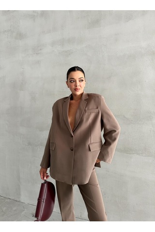 Kahve Washington Blazer Ceket Kahve