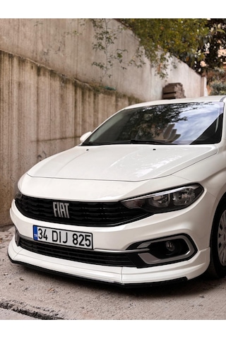 Fiat Egea Yeni Kasa Ön Tampon Eki 2021-2025 Plastik Boyasız Ön Lip