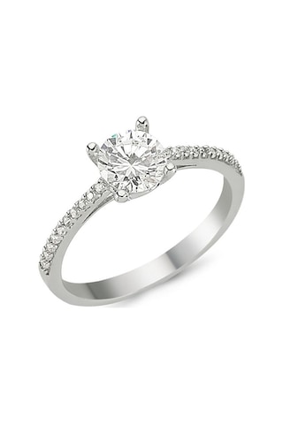 5 Carat Tek Taş 925 Ayar Gümüş Yüzük Sevgiliye Hediye 5 Carat Tek Taş 925 Ayar Gümüş Yüzük Sevgiliye Hediye