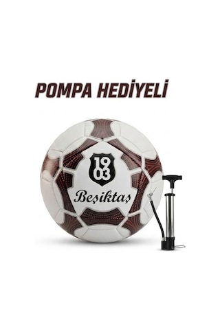 Resmi Lisanslı 3 Büyükler Futbol Topu - Fb, Gs, Bjk Özel Tasarım, No:5 Standart Boy Taraftar Topu Siyah Beyaz