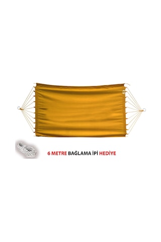 Relax İpek Hamak- Sarı Kumaş Hamak Sarı