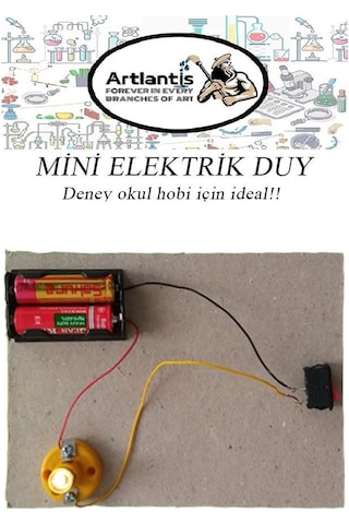 Mini Duy 1 Adet Deney Duyu Proje İçin Küçük Ampul Yuvası Minyonet Duy Okul Sınıf Elektrik Devre Deney Duyusu