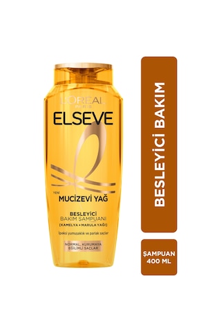 ELSEVE 5'li L'Oréal Paris Elseve Mucizevi Yağ Besleyici Bakım Şampuanı 400 ml