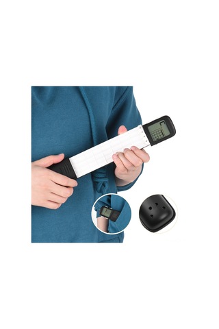 Yaozixa Muslady Suc-75 Siyah Akort Ve Parmak Konumu Egzersiz Cihazı, Taşınabilir Ukulele Egitimi, Pil Dahil Değil Abs Malzeme