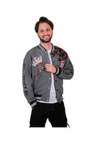 Deepsea Erkek Antrasit Çıtçıtlı Kolej Mont 2304764 Antrasit