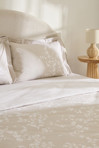 Kaşmir Home Fancy %100 Pamuk Çift Kişilik Nevresim Takımı Bej Bej