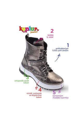 Kaptan Junior Kız Çocuk Botu Frydk 432-436 Bronz