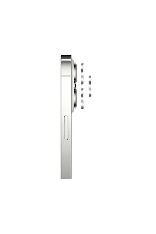Safeus Safir Temperli Kamera Lens Koruyucu Apple Uyumlu iPhone 13 Pro Max Ve İle Beyaz