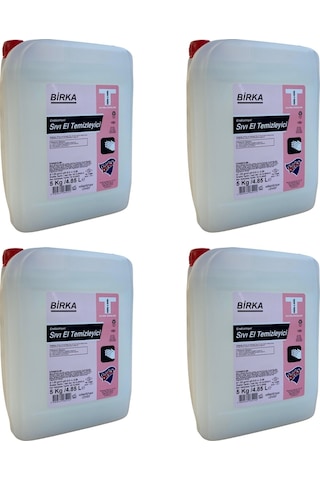 Birka Hindistan Cevizi Endüstriyel Sıvı El Sabunu 4 x 5 KG