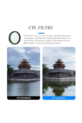 Dji Osmo Action 5 Pro , 4 Ve 3 Filtre Seti - Cpl + Nd8 + Nd16+n32