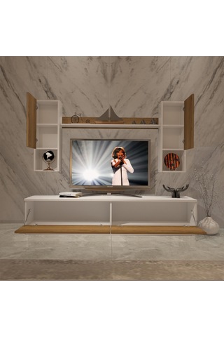 Decoraktiv Eko 5dab Mdf Std Tv Ünitesi Tv Sehpası Beyaz - Pera