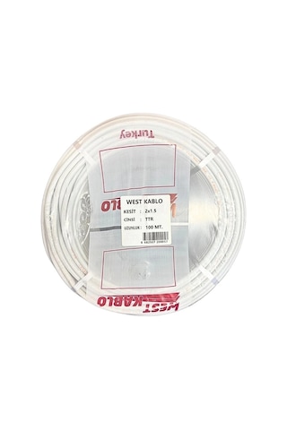 2x1,5 Mm Ttr Elektrik Kablosu 100 Metre Aklby-bsva58