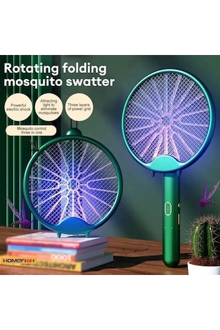 Zyzqstore 1 Adet Elektrikli Sinek Sinek Öldürücü Usb Şarj Edilebilir Lamba