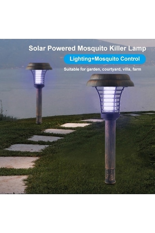 Bloomnest Güneş Enerjili Sivrisinek Öldürücü Lamba: Bahçe Aydınlatma Ve Sivrisinek Savar, Güvenli Sivrisinek Kontrolü