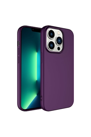 Techaks Apple Uyumlu iPhone 14 Pro Max Kılıf Zore Lsr Lansman Kapak - Gri Gri