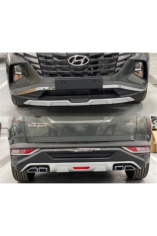 Autogp Hyundai Tucson Ön Arka Tampon Koruması Difüzör 2021 / 2023 Agp-grd-2693