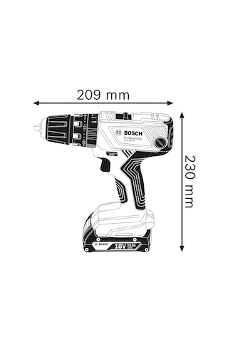 Bosch Professional GSB 18V-21 Akülü Darbeli Delme Vidalama (Akü & Şarj Hariç) - 06019H1176