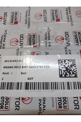 Antor/lombardini Ad510bs 12hp Krank Mili Std