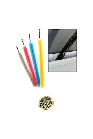 Fırça Pratik Temizlik Toz Kir Arındırma Uzun Esnek Gövde Kalorifer Peteği Temizleme Fırçası 60 Cm