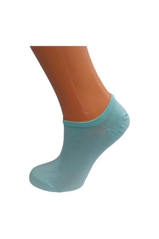 3'lü Kaliteli Modal Patik Kadın Çorap-mavi Mavi