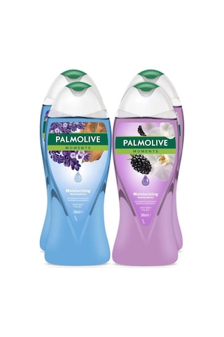 Palmolive Moments Duş Jeli Nemlendirici Sandal Ağacı Lavanta & Böğürtlen Orkide 4 x 500 ML