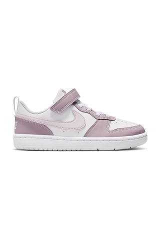 Nike Court Borough Low Recraft Ps Beyaz & Mor Çocuk Sneaker & Günlük Spor Ayakkabı