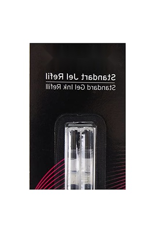 Yüksek Kaliteli Jumbo Jel Tükenmez Refil 2'li Blister - Siyah ---