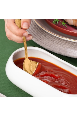 Porsima 5217 Metal Gold Sos Kaşığı Kepçe 13cm