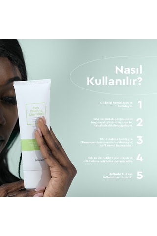 Bibimcos Pore Clearing Gözenek Temizliğine Özel Kil Maskesi 100 ML