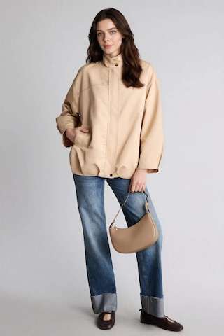 Defacto Regular Fıt Hakim Yaka Gabardin Blazer Ceket H2823ax26spbg109 Bej-bg109