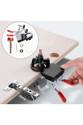 Tongxida 35mm Açık Ev Marangoz Için Menteşe Deliği Bulucu Jig