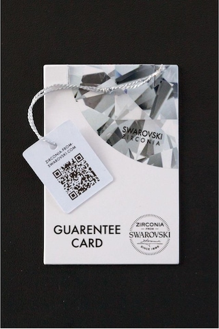 Pigado Gümüş Çift Kumru Yunus Swarovski Taşlı Kolye Sertifikalı Qr Kod