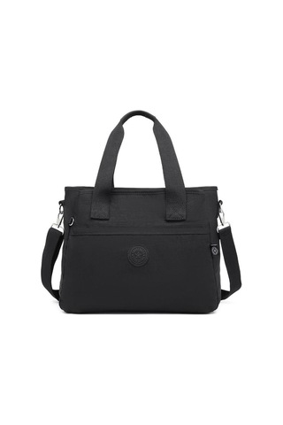 Smart Bags Omuz Askılı Kadın Çantası Krinkıl Kumaş 53310 Siyah