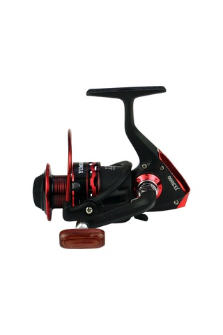 Sones Yumoshı Jx3000 Ahşap Saplı Metal Başlıklı Olta Makarası Döndürme Tekerleği