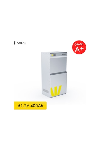 Werer Energy 48V 400Ah 21.5kW LiFePO4 WPU Series Bluetooth’lu Lityum Demir Fosfat Akü