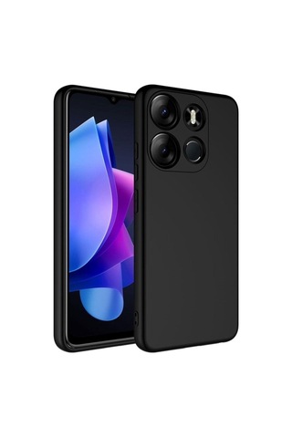Tecno Spark Go 2023 Kılıf Zore Mara Lansman Kapak Siyah