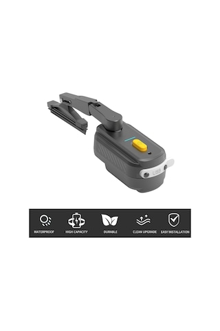 Motosiklet Kask Vizör Silici Üniversal Su Geçirmez Kask Ön Cam Silecek Şarj Edilebilr 800 Mah