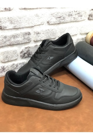 Derilax Luttoon Büyük Numara 45-46-47-48 Ortopedik Erkek Spor Ayakkabı Siyah