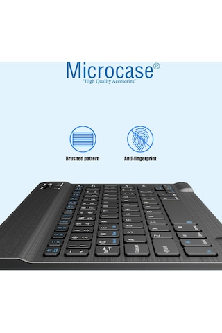 Apple Uyumlu iPad Air 2 2in1 Set Standlı Silikon Kılıf+Bluetooth Klavye-AL8107