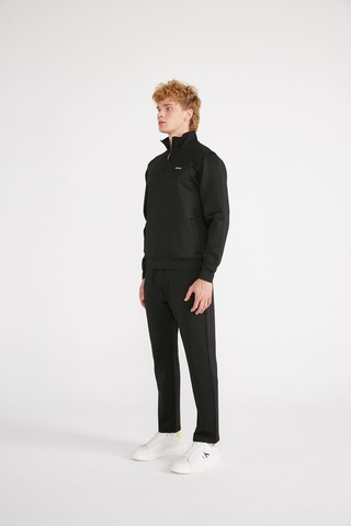 Jepublic Jp Scuba 1/2 Zıp Sweatshırt Siyah