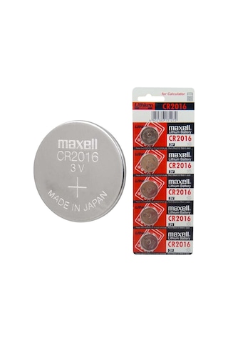 Maxell Cr2016 3 Volt Lityum Para Pil 5li Paket
