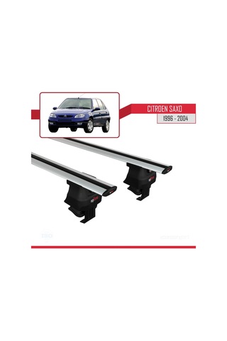 Citroen Saxo 1996-2004 Arası İle Uyumlu Ace-4 Ara Atkı Tavan Barı Gri