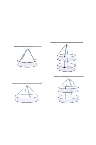 Sones Katlanabilir Kurutmalık Çamaşır Filesi Askılı Kazak Kurutma Askısı, Özellik: 61 Cm 2 Katmanlı Diğer
