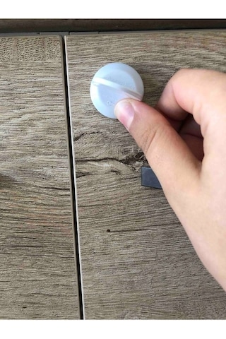 Agubugu Baby Manyetik Gizli Dolap Anahtarı Beyaz
