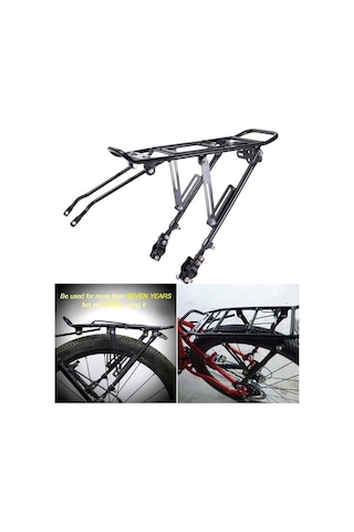 Novahub : Dağ Bisiklet Arka Pannier Rafı Kargo Bagaj Taşıyıcı Altın Döngü Altın