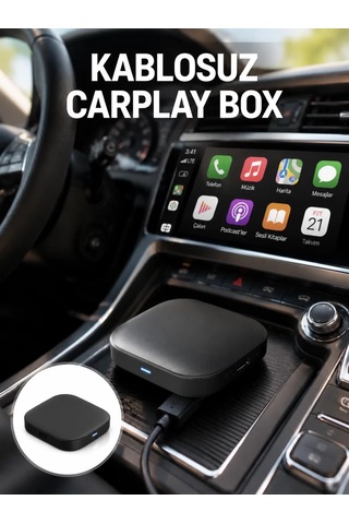 Hepsi 5.8ghz Wifi Destekli Kablosuz Android Auto Dönüştürücü Yeni Nesil Najmaddin