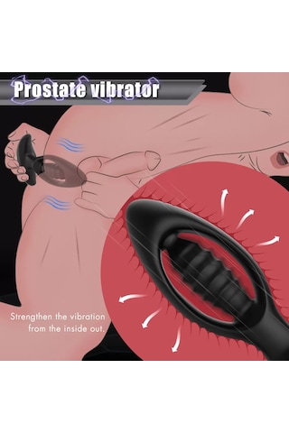 Red Fox Pıle Drıver Rct Kablosuz Kumandalı Yenilikçi Boncuk Tasarımlı Anal Vibratör